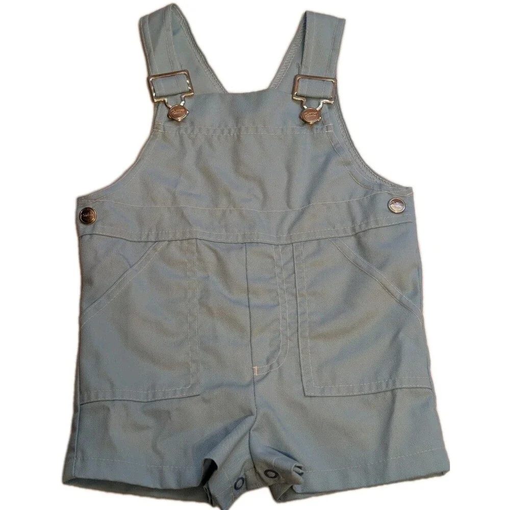 Vintage Carter’s Baby Boy's Overalls Size 24 Months Light Blue 27-29 Lbs EUC USA